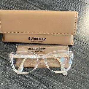 Burberry prescription clear eyeglasses in excellent condition!
